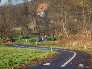 Radweg in Dammbach, Wiesenweg